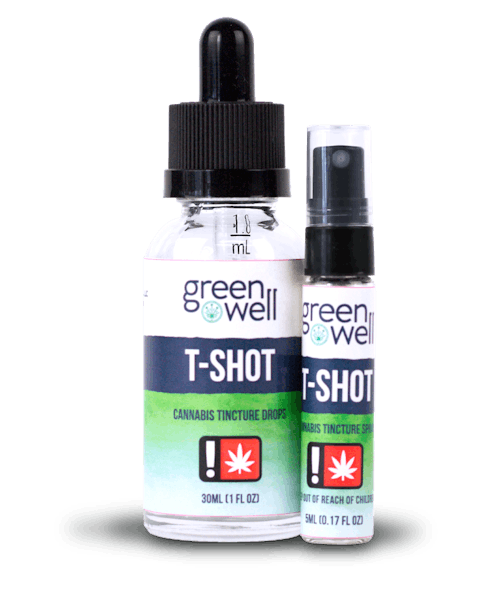 T-Shot THC 30ml Tincture (Green Well)