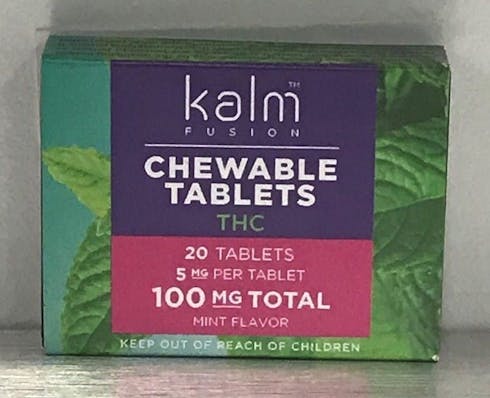 Kalm Chewable THC Tablets