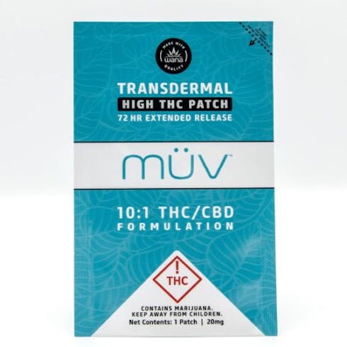 MUV Transdermal Patch 10:1 THC/CBD