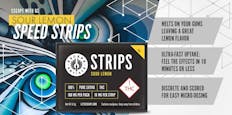 Escape Artists Fast-Acting Lemon Strips, 100mg THC