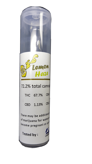 OKLAHOMA PURE VAPE CARTRIDGE - LEMON HAZE