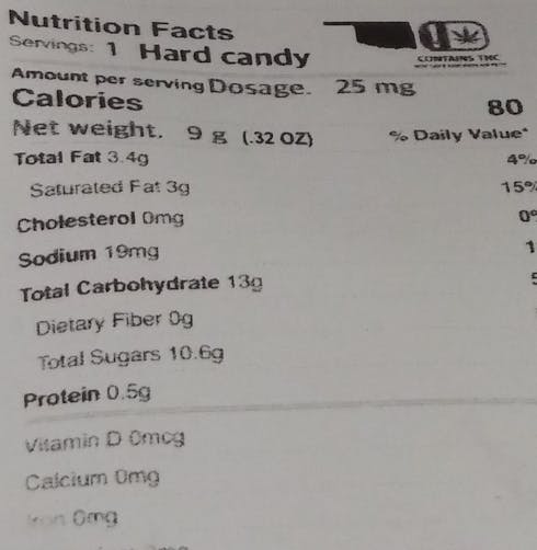 Hard Candy 25mg