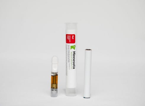 Red Distillate Prefilled Vaporization Cartridge - 500 mg