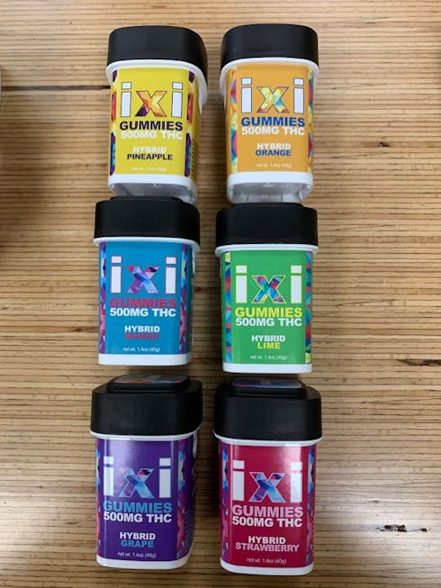 IXI 500 mg hybrid gummies