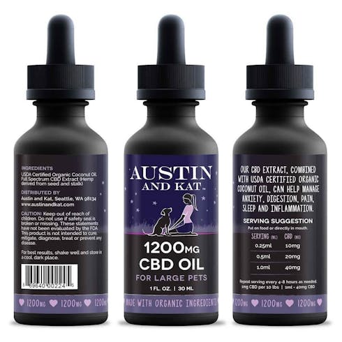 1200 mg CBD oil for pets