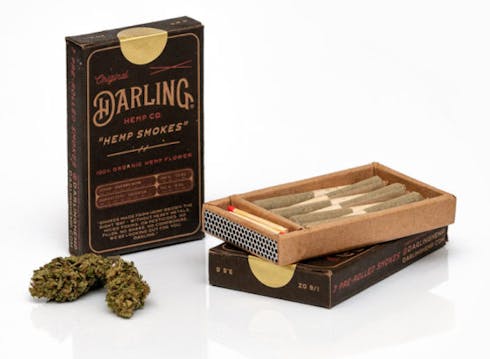 Cherry Wine Hemp Smokes 7 Pre-Rolls