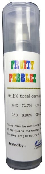 OKLAHOMA PURE VAPE CARTRIDGE - FRUITY PEBBLEZ