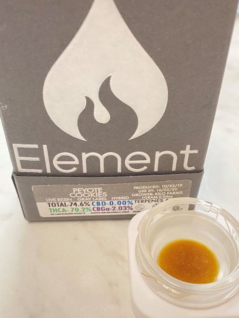 ELEMENT LIVE RESIN PEYOTE COOKIES