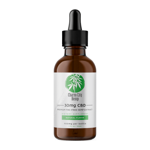 Broad Spectrum CBD Tincture 900mg, Natural Flavor