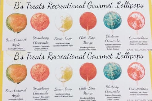 B's Treats Recreational Gourmet Lollipops 10 mg single serve