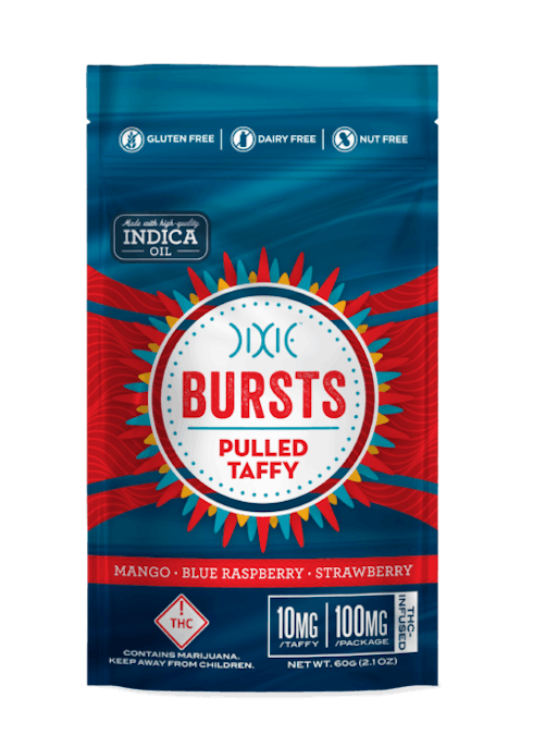 Dixie Bursts Pulled Taffy: Indica