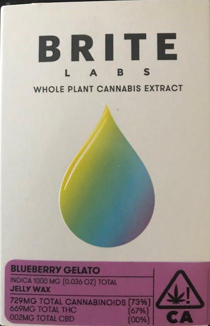BriteLabs Blueberry Gelato Wax Gram