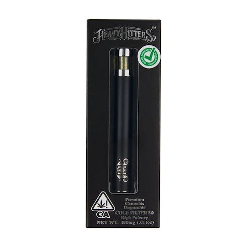 Heavy Hitters | Disposable Vapes - Strawberry Cough 0.3g / Sativa
