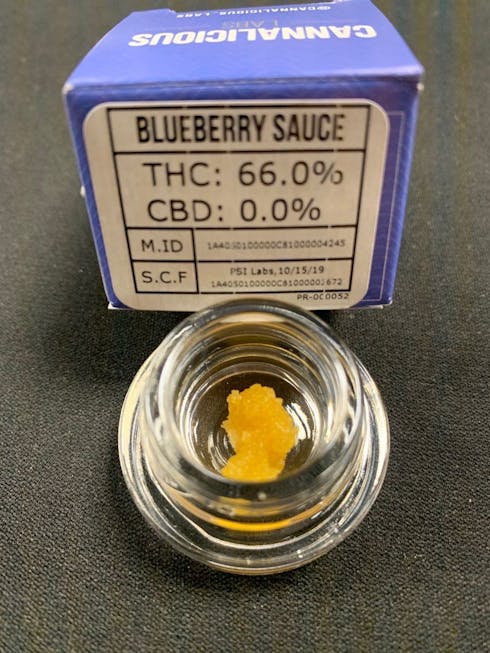 Cannalicious Blueberry Sauce