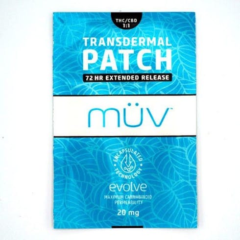 MUV Transdermal Patch 1:1 THC/CBD