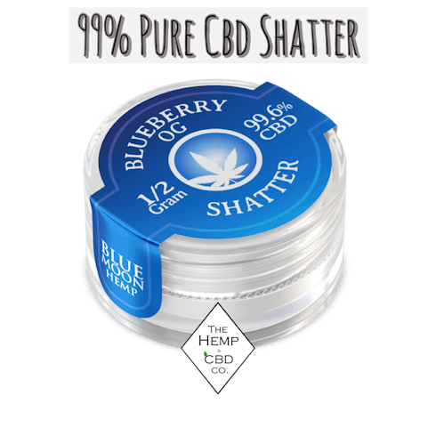 Blueberry OG Bluemoon Hemp Cbd Shatter