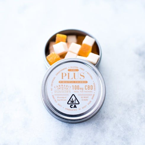 Plus CBD Pineapple Coconut Gummies