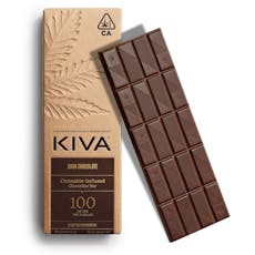 Dark Chocolate Bar 100mg | Kiva
