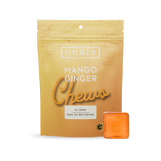 Curio - Mango Ginger Chews 10ct/10mg