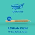 TWEED: Quickies Afghan Kush Pre-Roll Indica (10x0.35g)