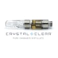 Crystal Clear - Blackberry - 0.5g Vape Cartridge - Hybrid - THC = 96.05%