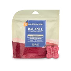 Balance 1:1 THC:CBD Gummies Strawberry