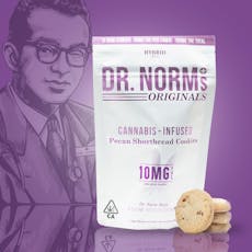 Dr. Norm's - Pecan Shortbread Cookies 10pk 100mg