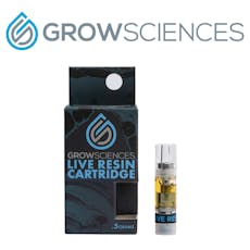 Grow Sciences Banana Cream Cake X Jealousy Live Resin .5g Cartridge