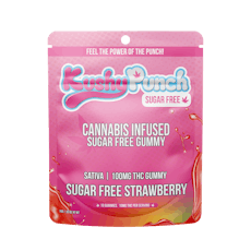 Kushy Punch Gummy - Sugar-Free Sativa/Lychee (100mg)