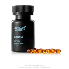 Tweed Edibles Capsules Argyle Softgels
