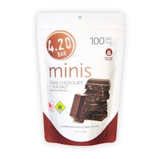 420 Dark Choc Salt Mini 100mg - Evergreen Herbal