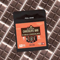 Hapy Kitchen - 1:1 Milk Chocolate (THC:CBD) - 100mg Chocolate Bar