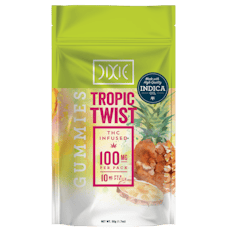 Dixie Gummies - Tropic Twist Indica 100mg