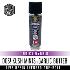 Dosi Kush Mints x Garlic Butter (Single) Infused Preroll 1g - WLE