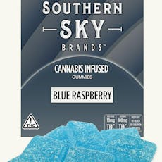 EDIBLE - GUMMY - 100MG - BLUE RASPBERRY - SOUITHERN SKY