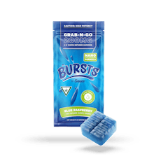 Sauce Essentials Bursts Blue Raspberry Live Resin Infused Gummies 200mg