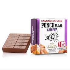 Punch Bar Extreme - 1000mg - Milk Chocolate Caramel Bits