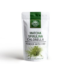 Pharma Hemp Complex Edibles Beverages CBD Detox Tea with Matcha, Spirulina and Chlorella