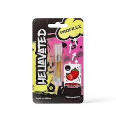 HELLAVATED | STRAWBERRY HAZE | 1G FLAVORED DISTILLATE CARTRIDGE