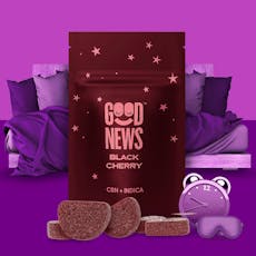 Black Cherry (+CBN) - Gummies - 10PK - 100mg - Good News