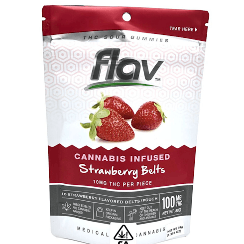 GOF FLAV Mixed Strawberry Belts 10mg/10pk