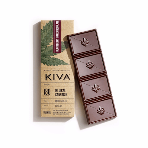 Blackberry Dark Chocolate Bar 100mg