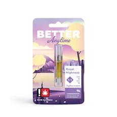 BETTER | ROYAL HIGHNESS 1:1 | THC/CBD 1G CARTRIDGE