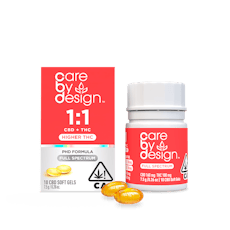 CARE BY DESIGN - 1:1 ( 10CT ) SOFT GEL CAPSULES - 100MG