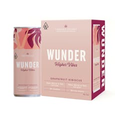 WUNDER Grapefruit Hibiscus Higher Vibes 10mg THC Seltzer