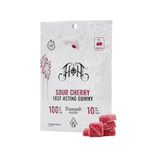 Heavy Hitters Sour Cherry Fast Acting Gummies 100mg