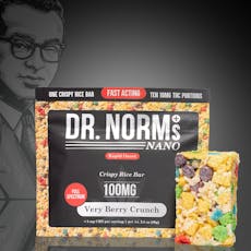 Dr. Norm's - NANO Very Berry Crunch Crispy Rice Bar 100mg