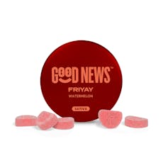Good News Watermelon Friyay Gummies 100mg 10pk