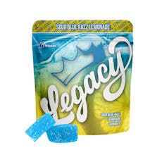 Legacy Gummies Sour Blue Razz Lemonade (H) 100mg 10pk