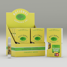 National Cannabis Company Flavored Cartridge - Pineapple Wreck